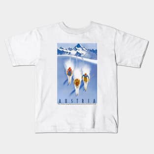 Austria Vintage Ski Kids T-Shirt